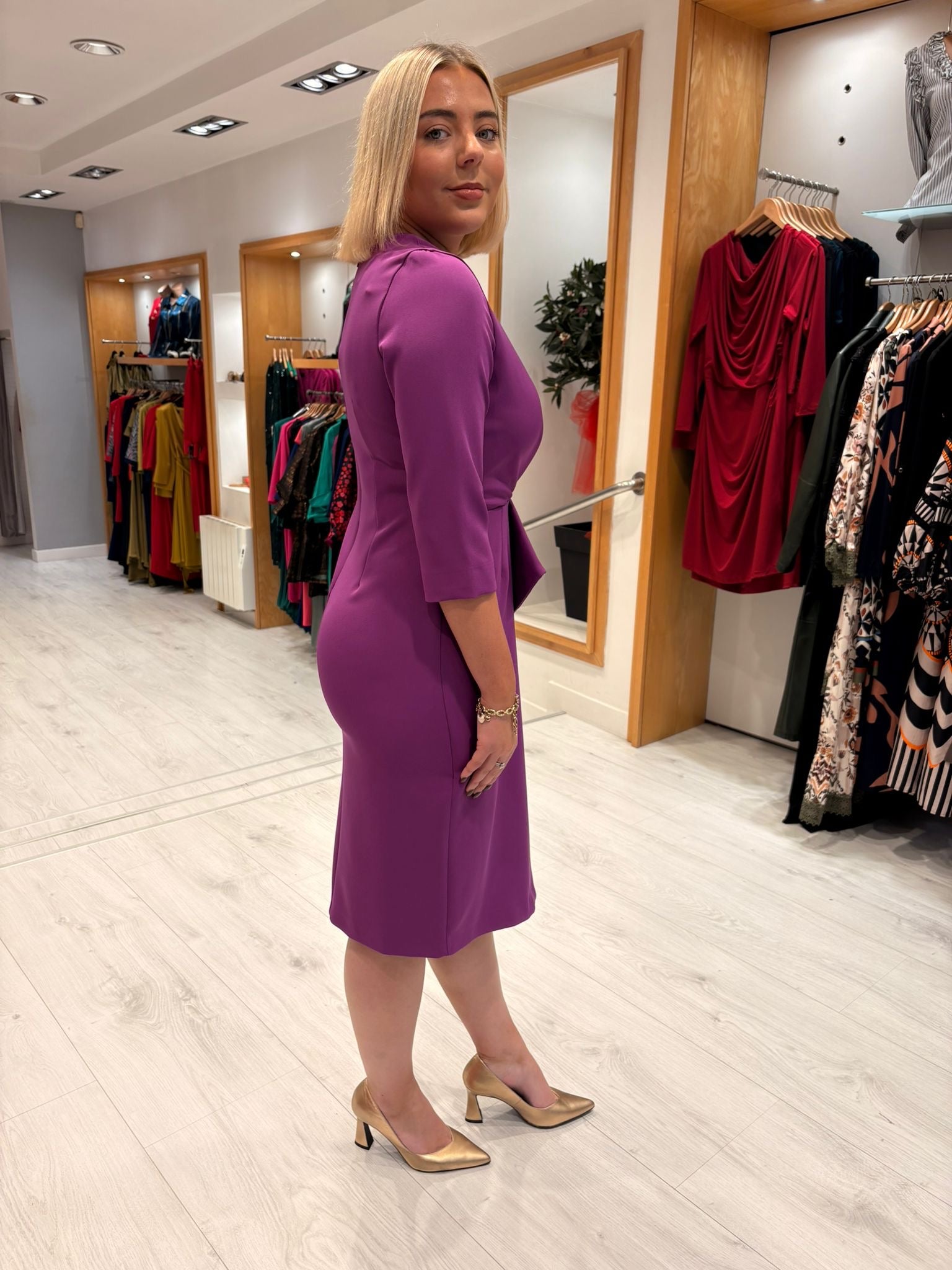Moncho Heredia Violet Midi Dress