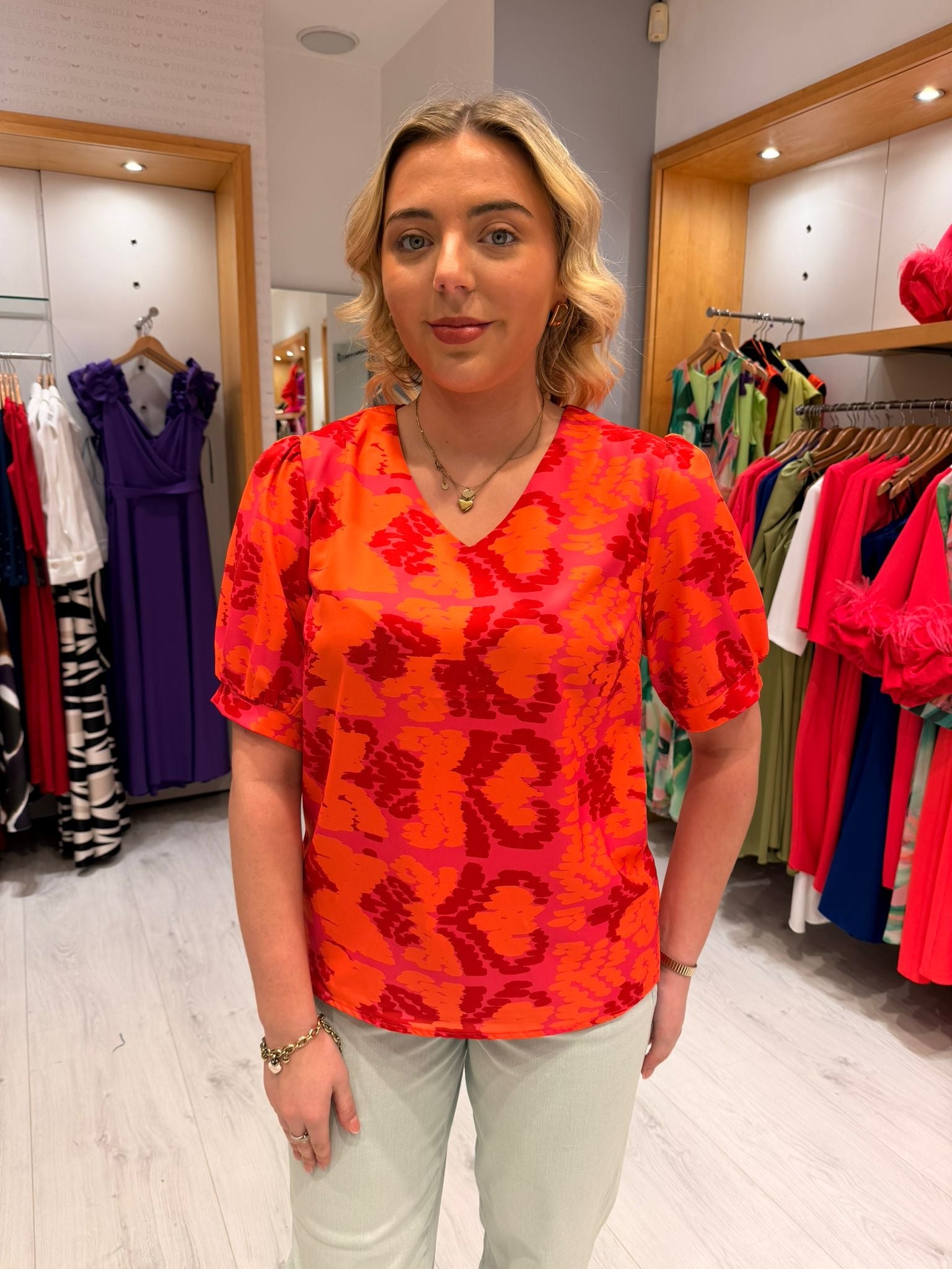 This Girls Curiosity Orange Top