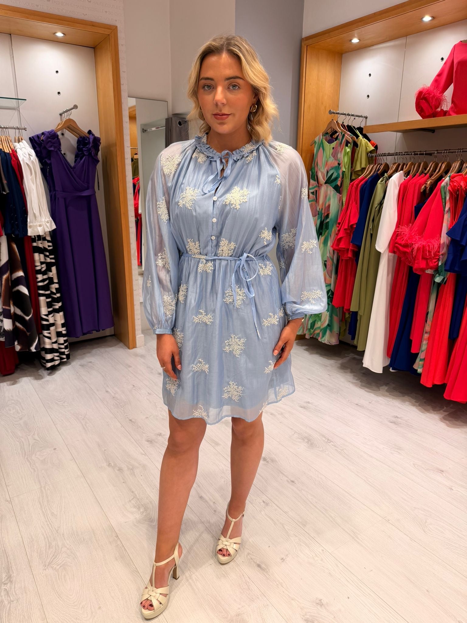 Smashed Lemon Blue Dress