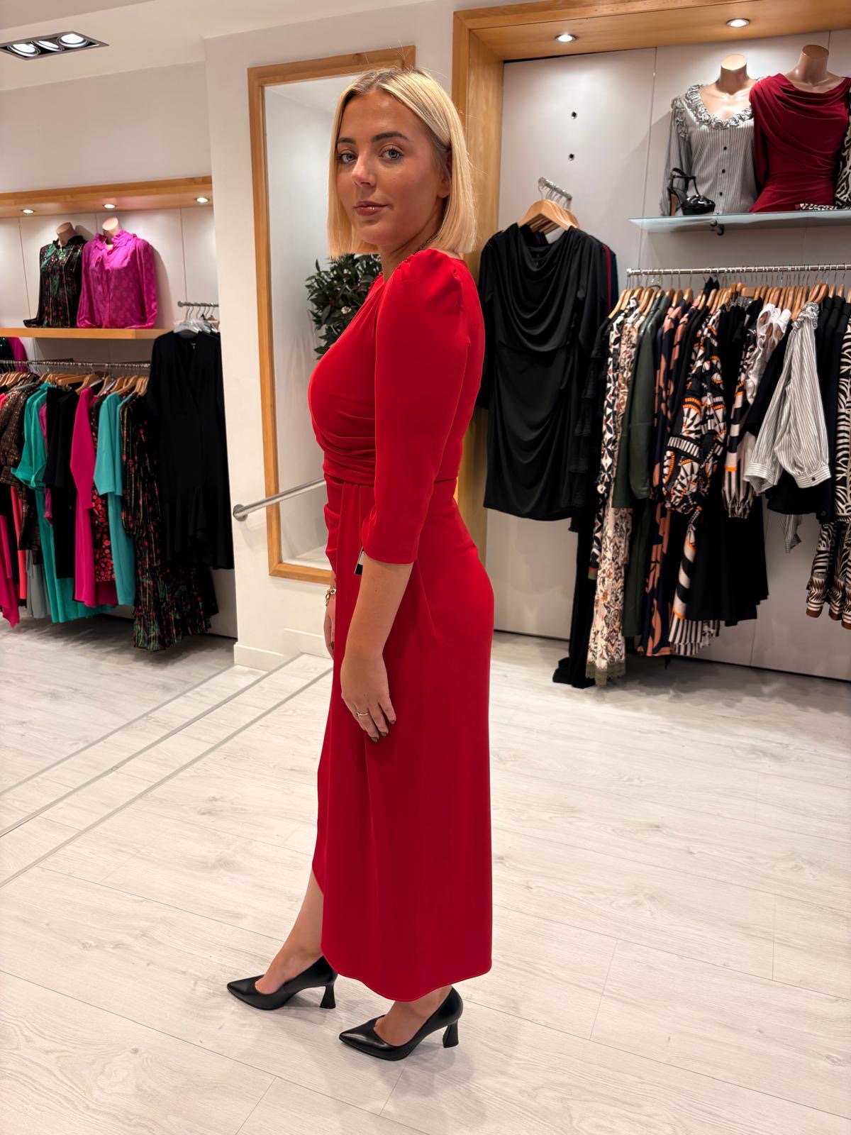 Rolemode Classic Ruby Draped Dress