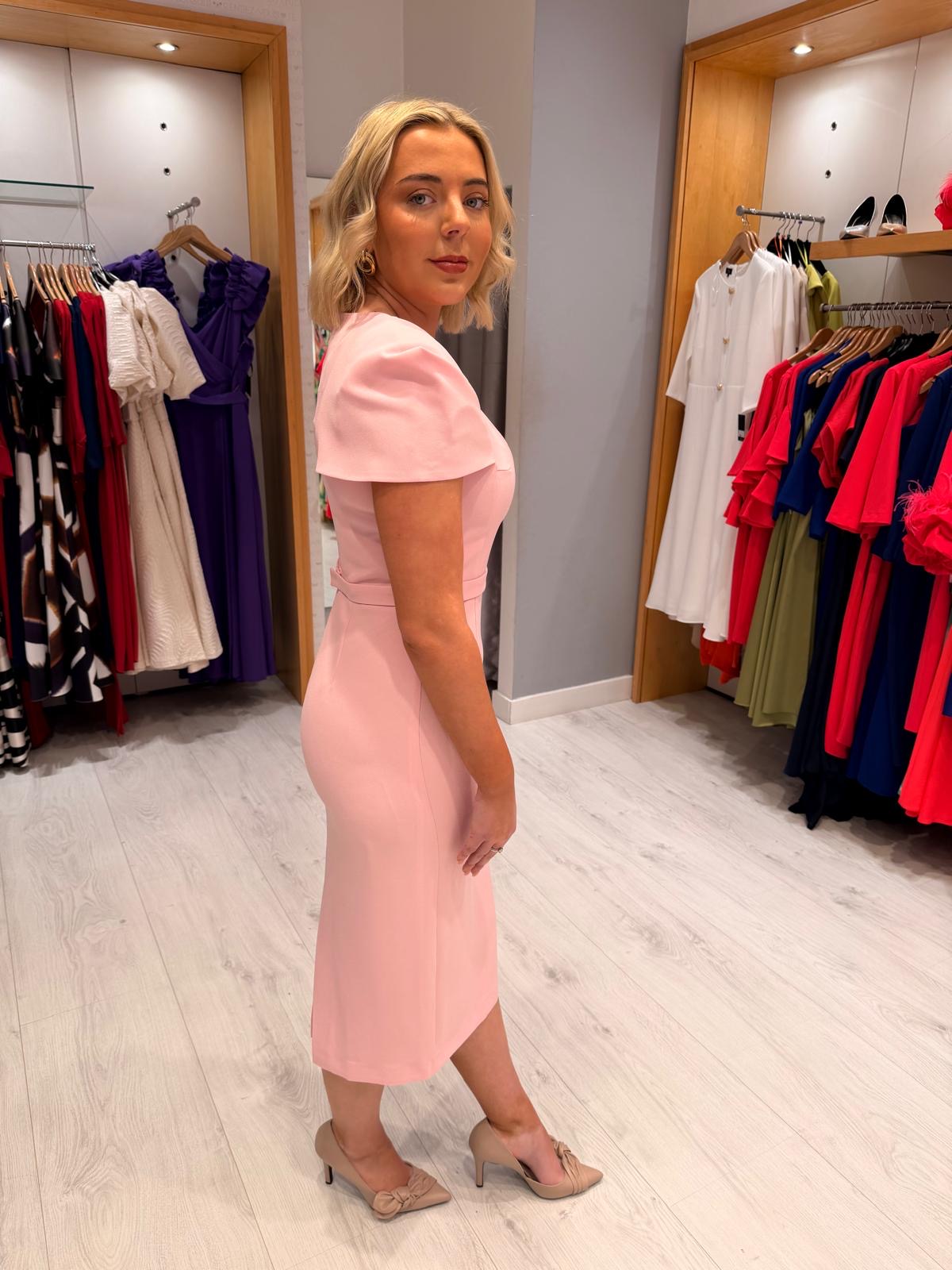 Arggido Pink Midi Dress