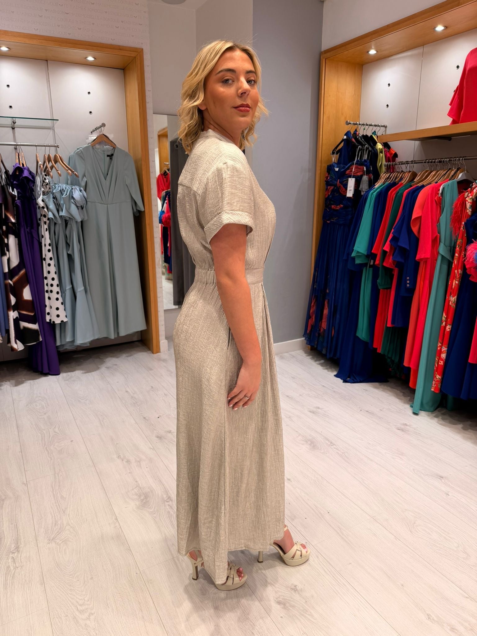 Co'Couture Silver Dress