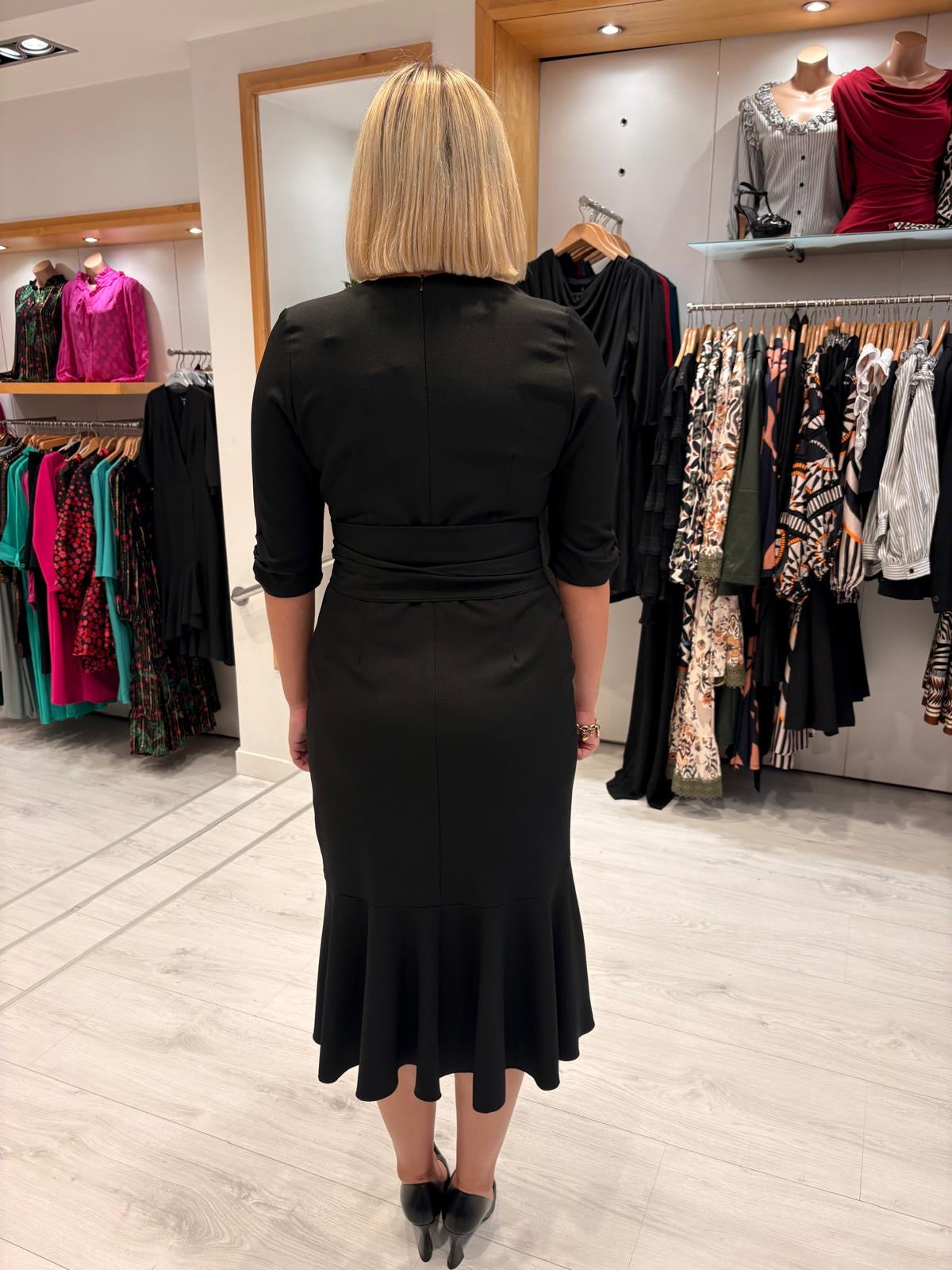 Casting Black Sache Dress