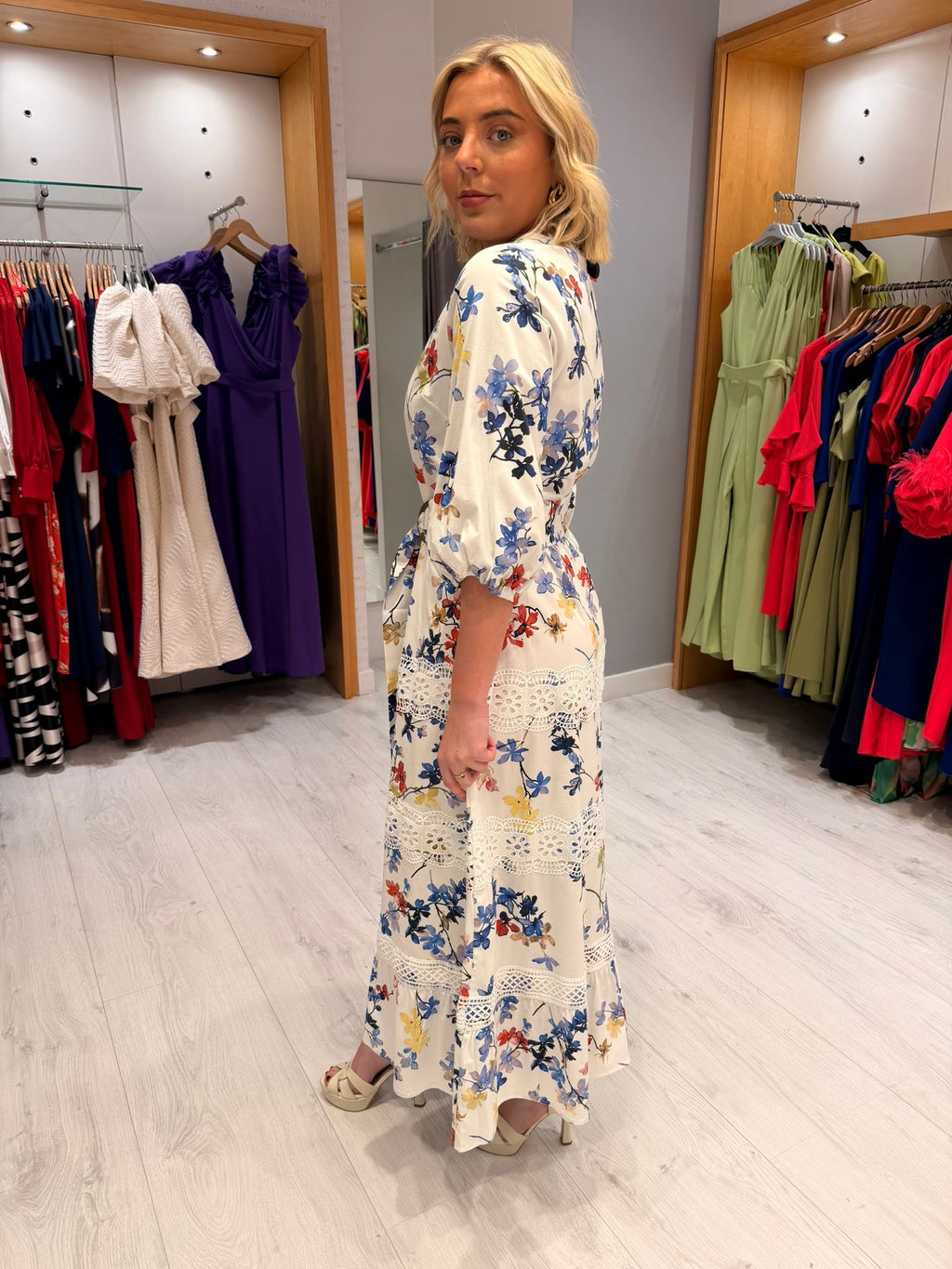 K Design Print Dress