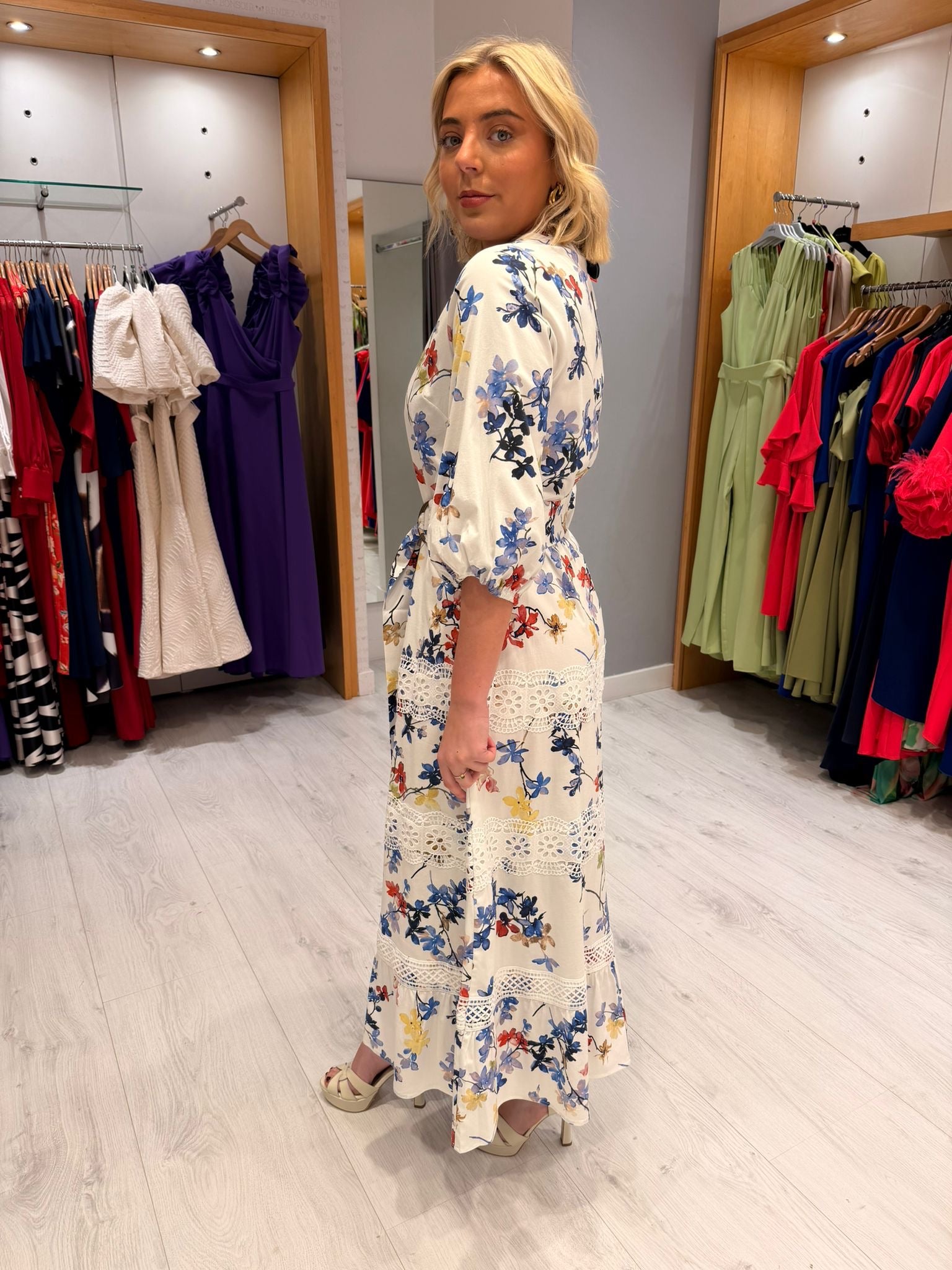 K Design Print Dress