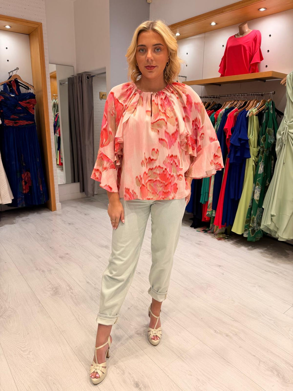 St Tropez Ruffle Blouse