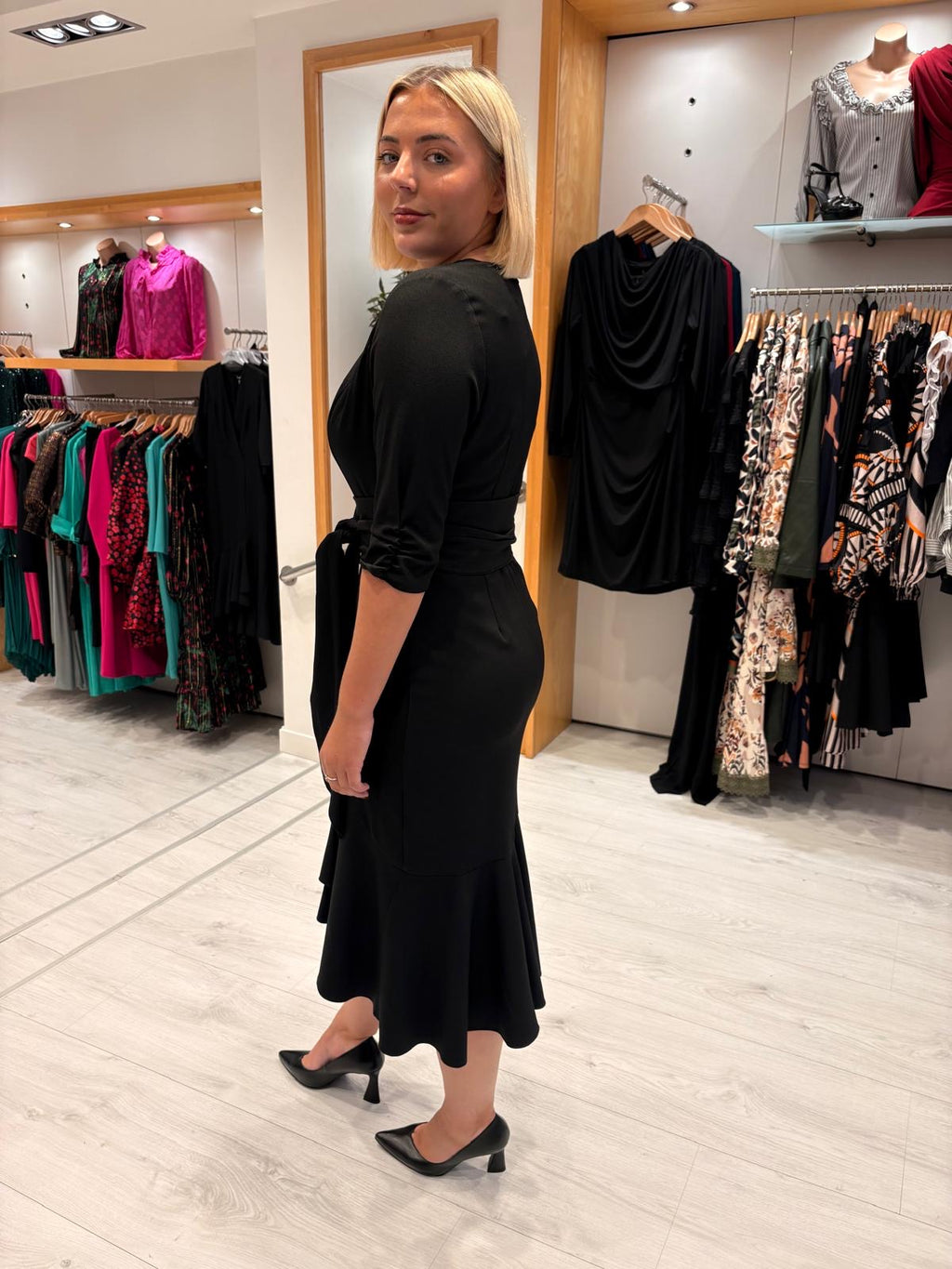 Casting Black Sache Dress