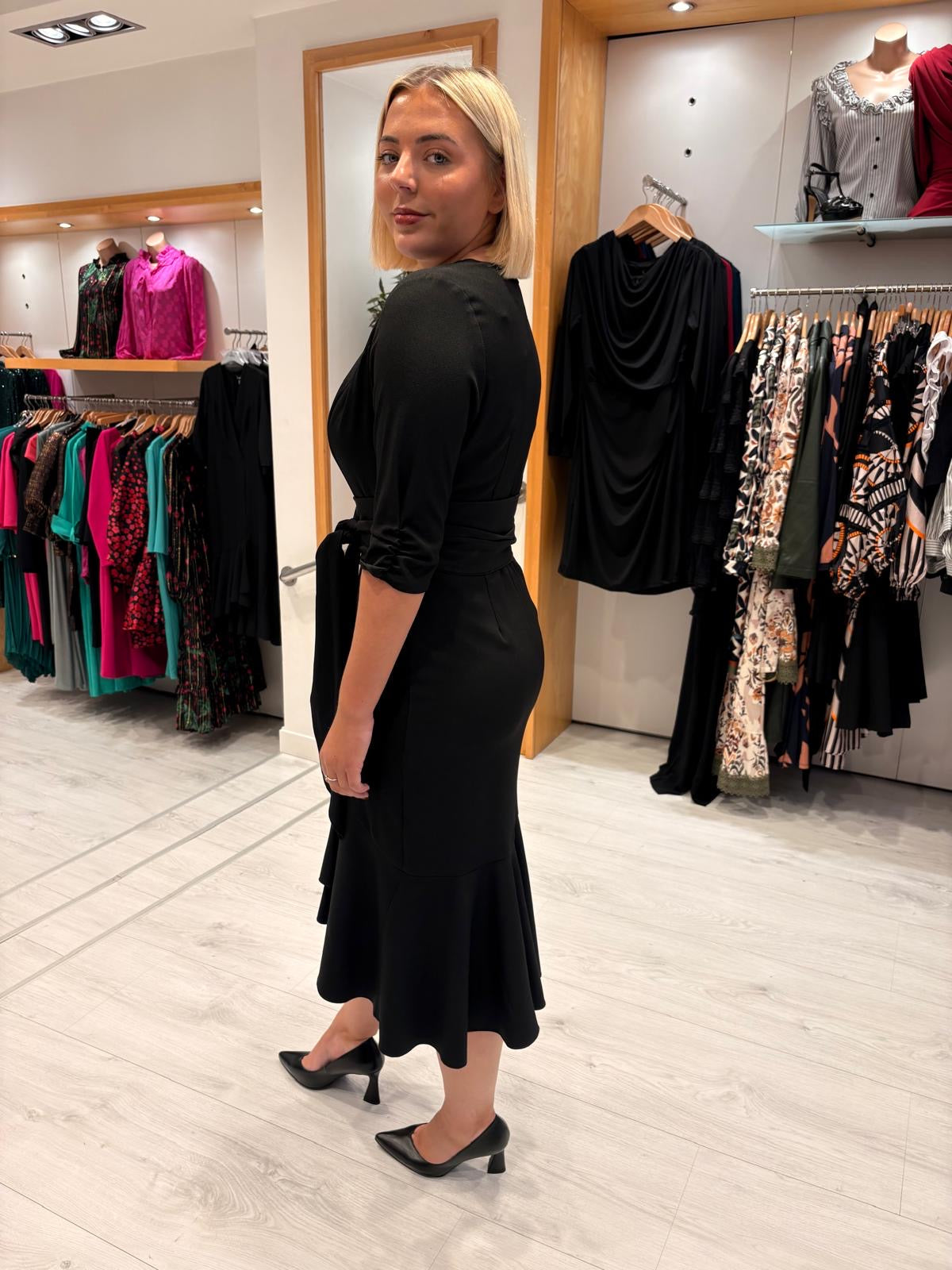 Casting Black Sache Dress