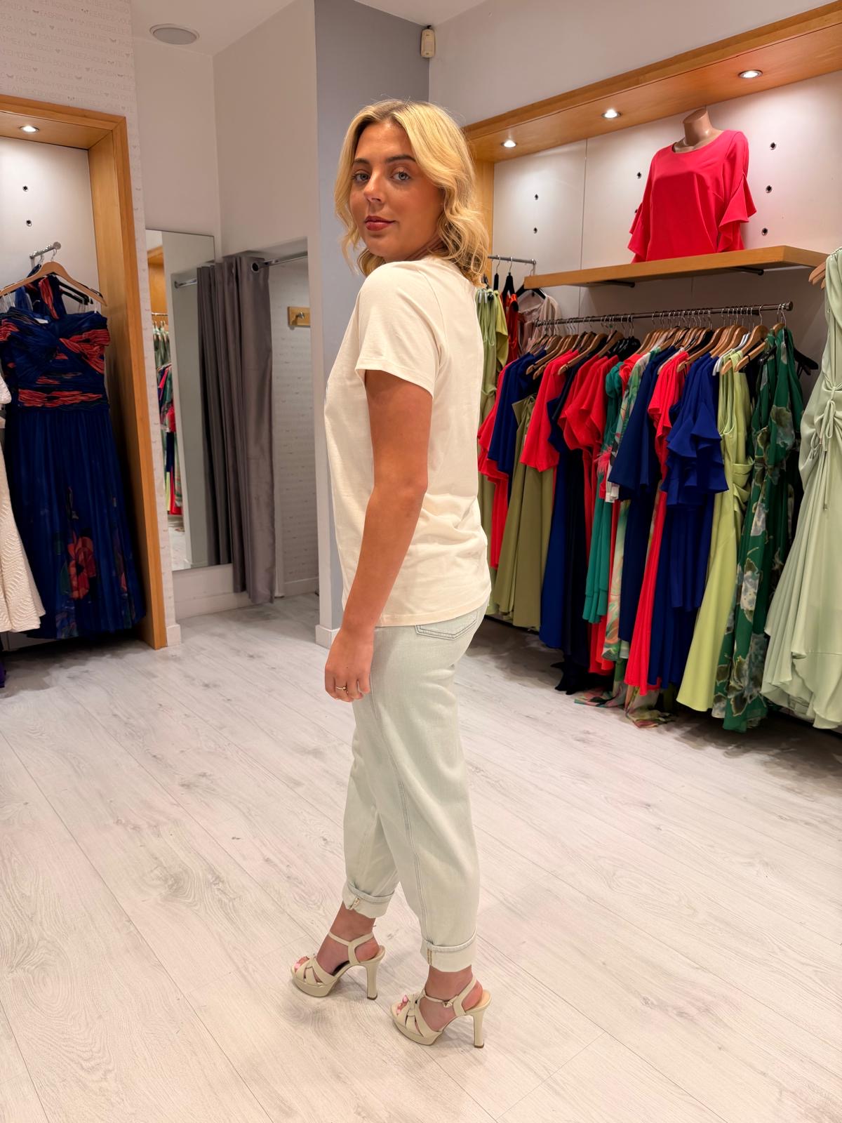 St Tropez White T-Shirt