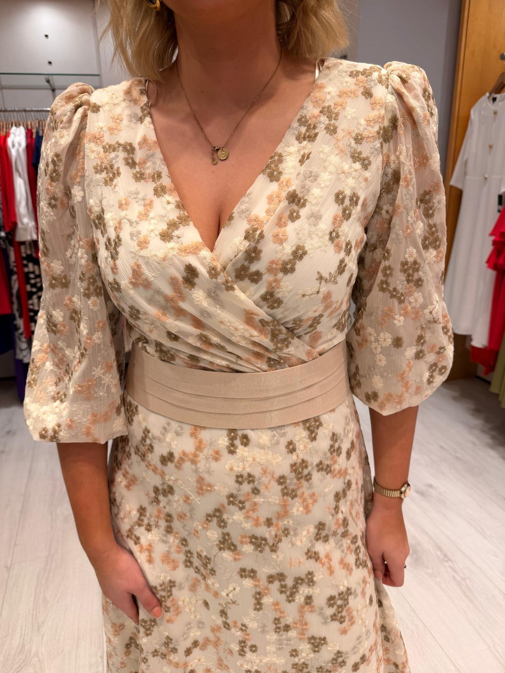 Rolemode Floral Midi Dress