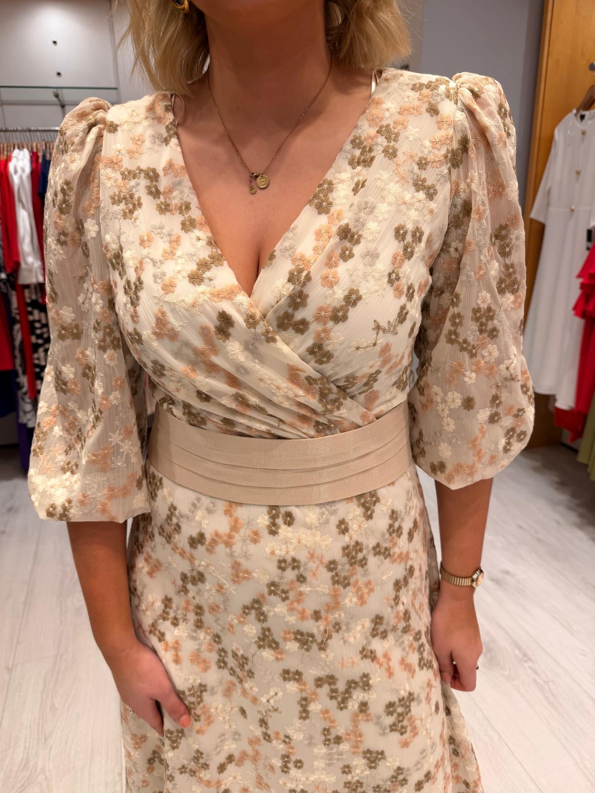 Rolemode Floral Midi Dress