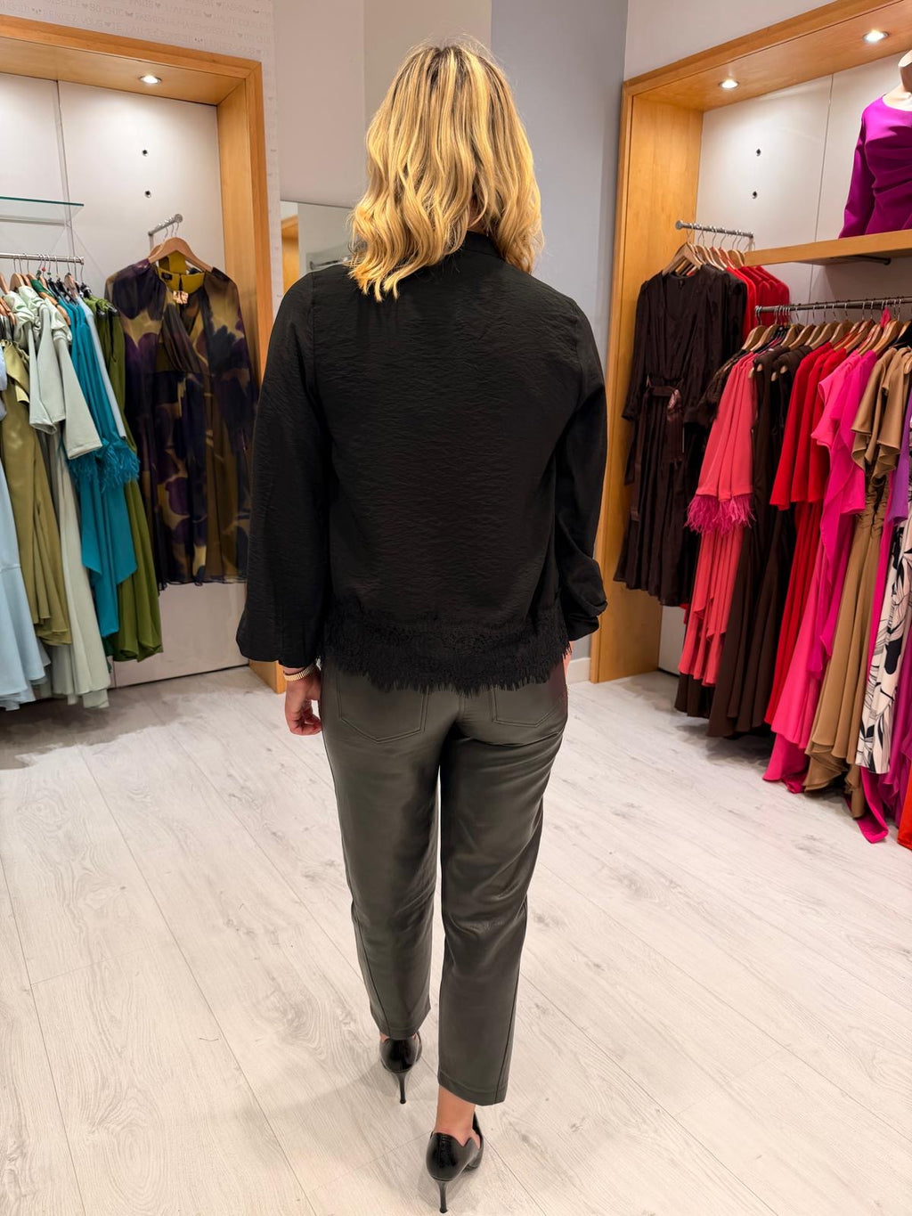 Yaya Leather Trousers
