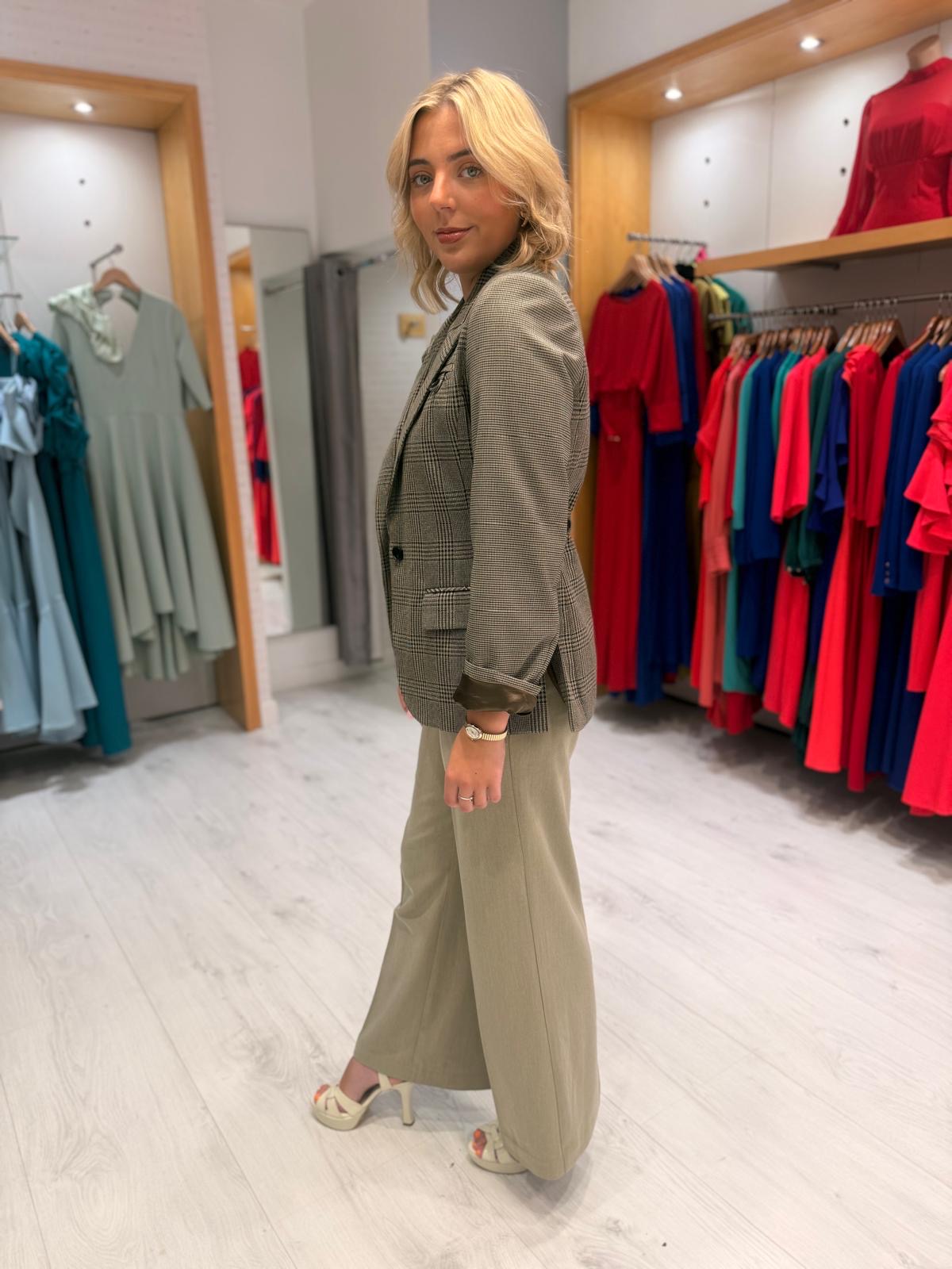 Co'Couture Checked Blazer