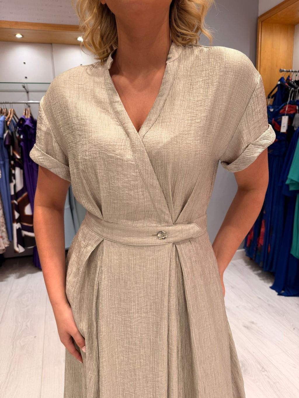 Co'Couture Silver Dress