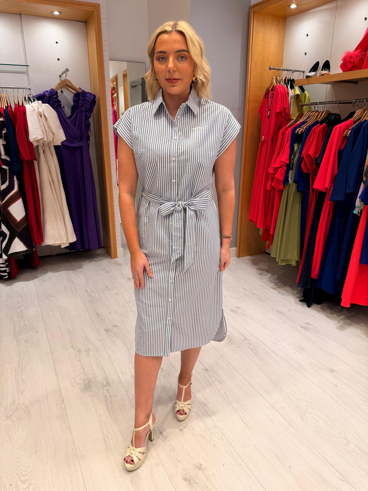 HV Polo Striped Shirt Dress