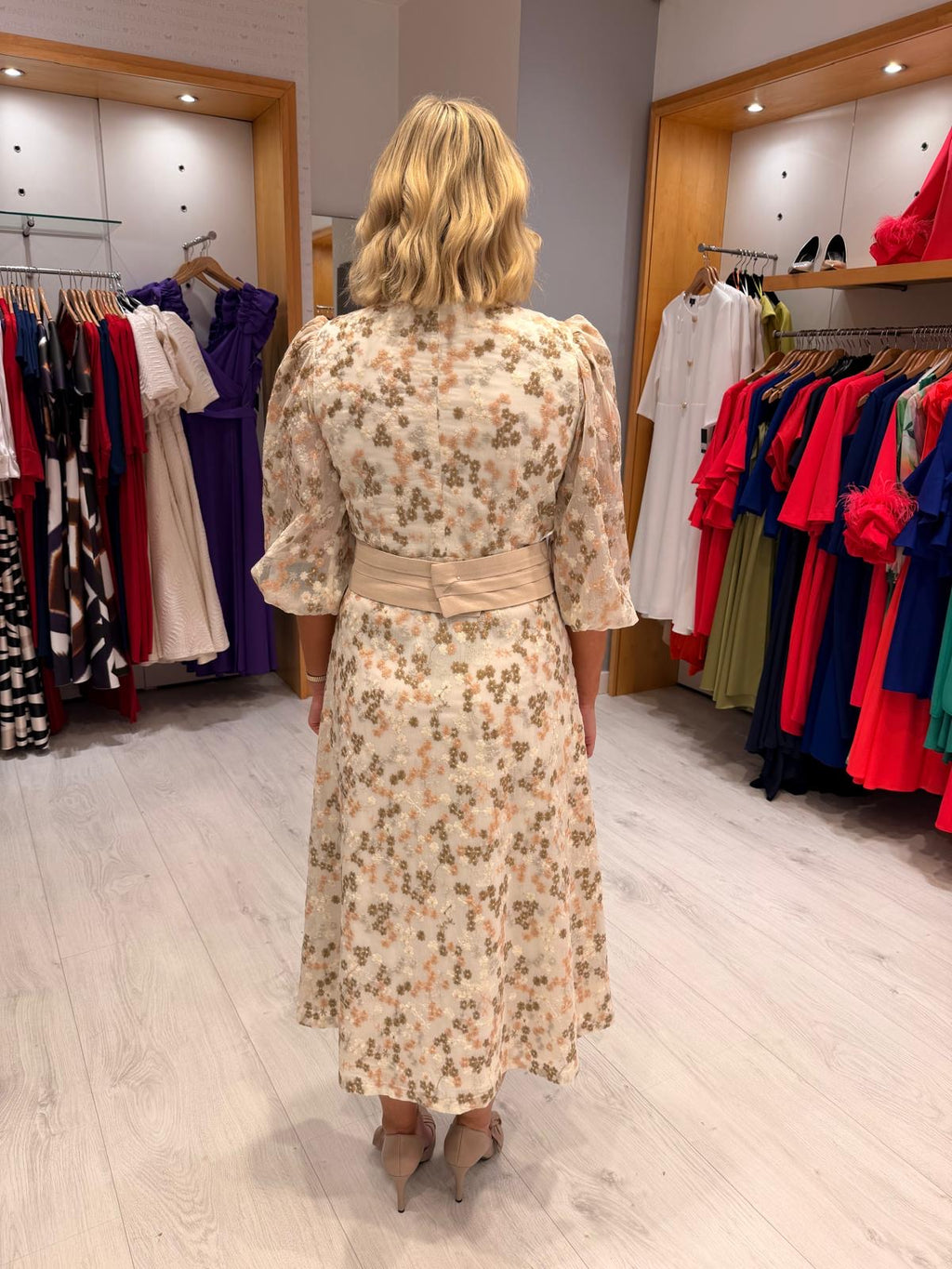 Rolemode Floral Midi Dress