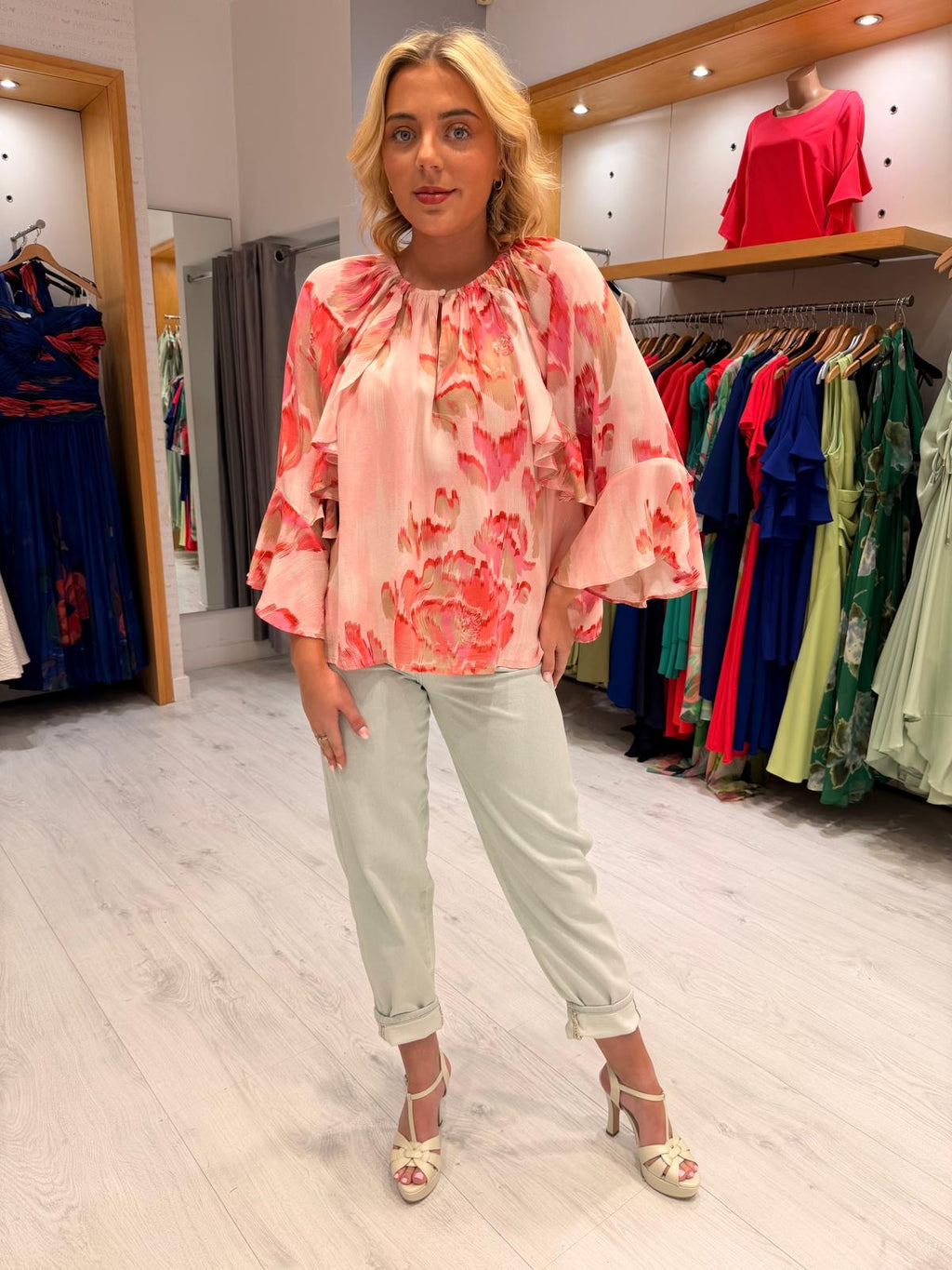 St Tropez Ruffle Blouse