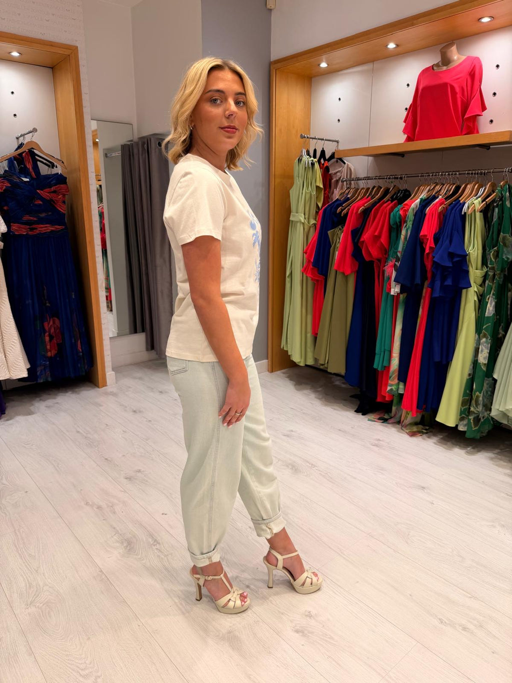 St Tropez White T-Shirt