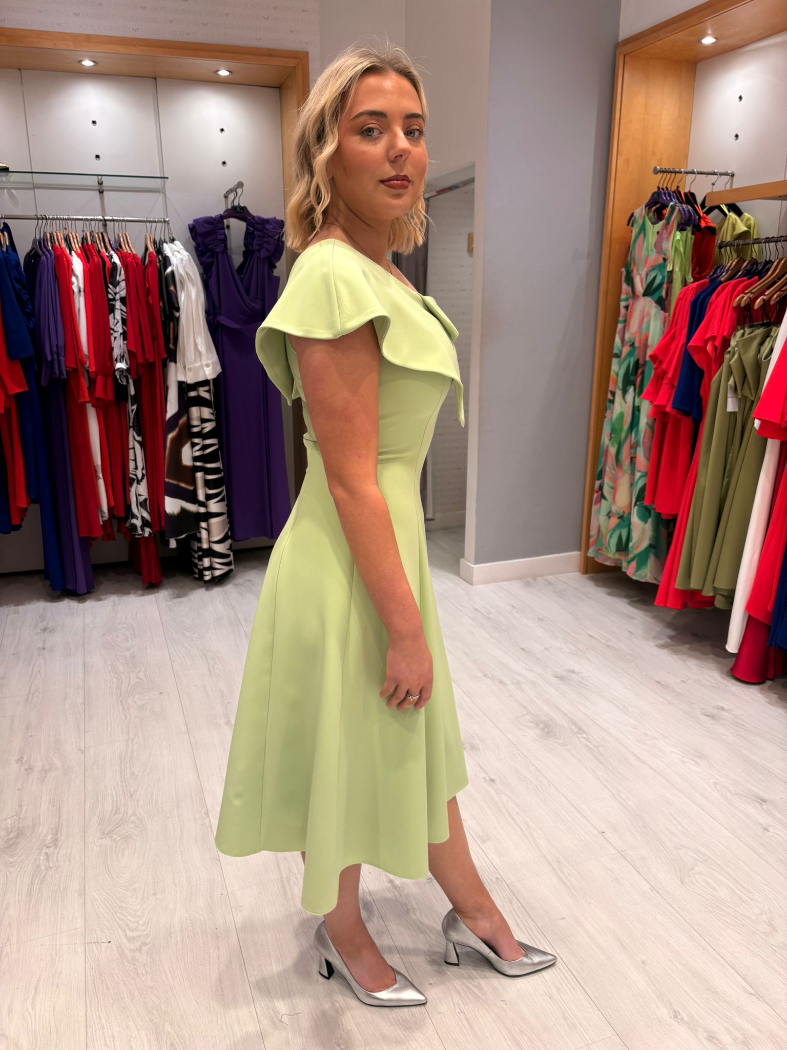 Casting Pistachio Swing Dress