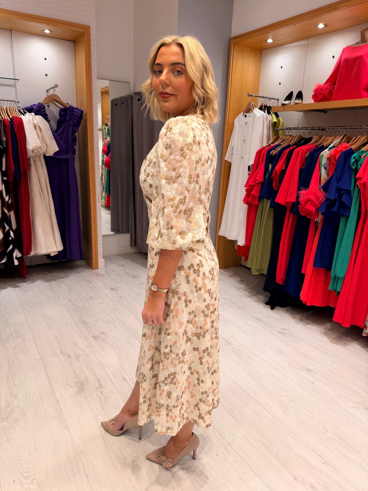 Rolemode Floral Midi Dress