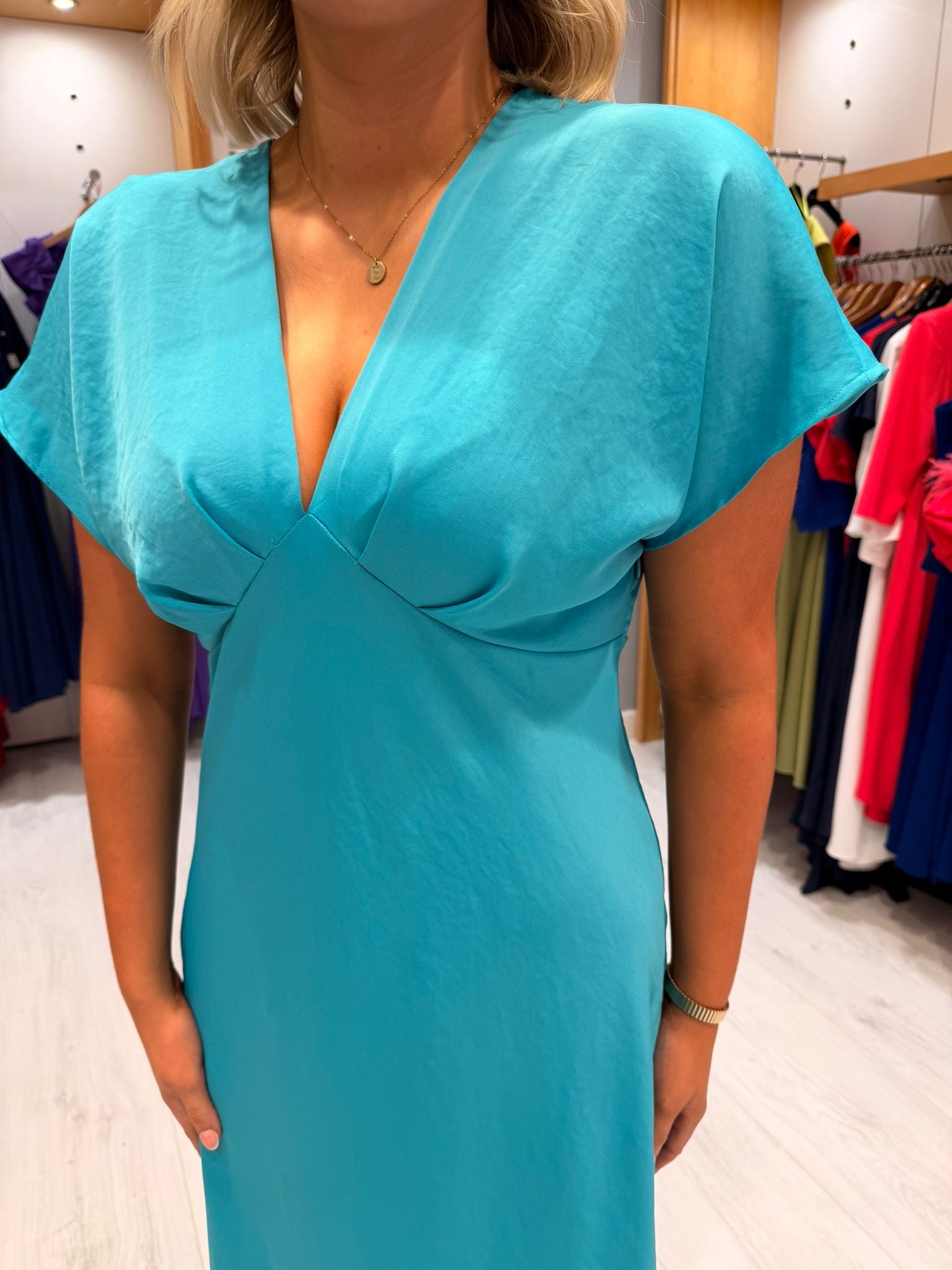 Arggido Turquoise Dress