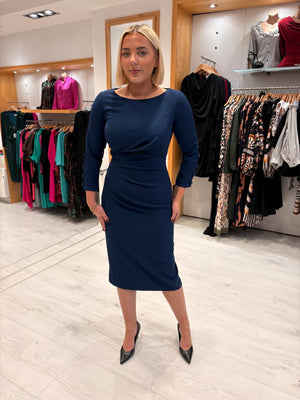 Rolemode Navy Long-Sleeve Dress