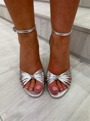 Lodi Silver Metallic Sandal