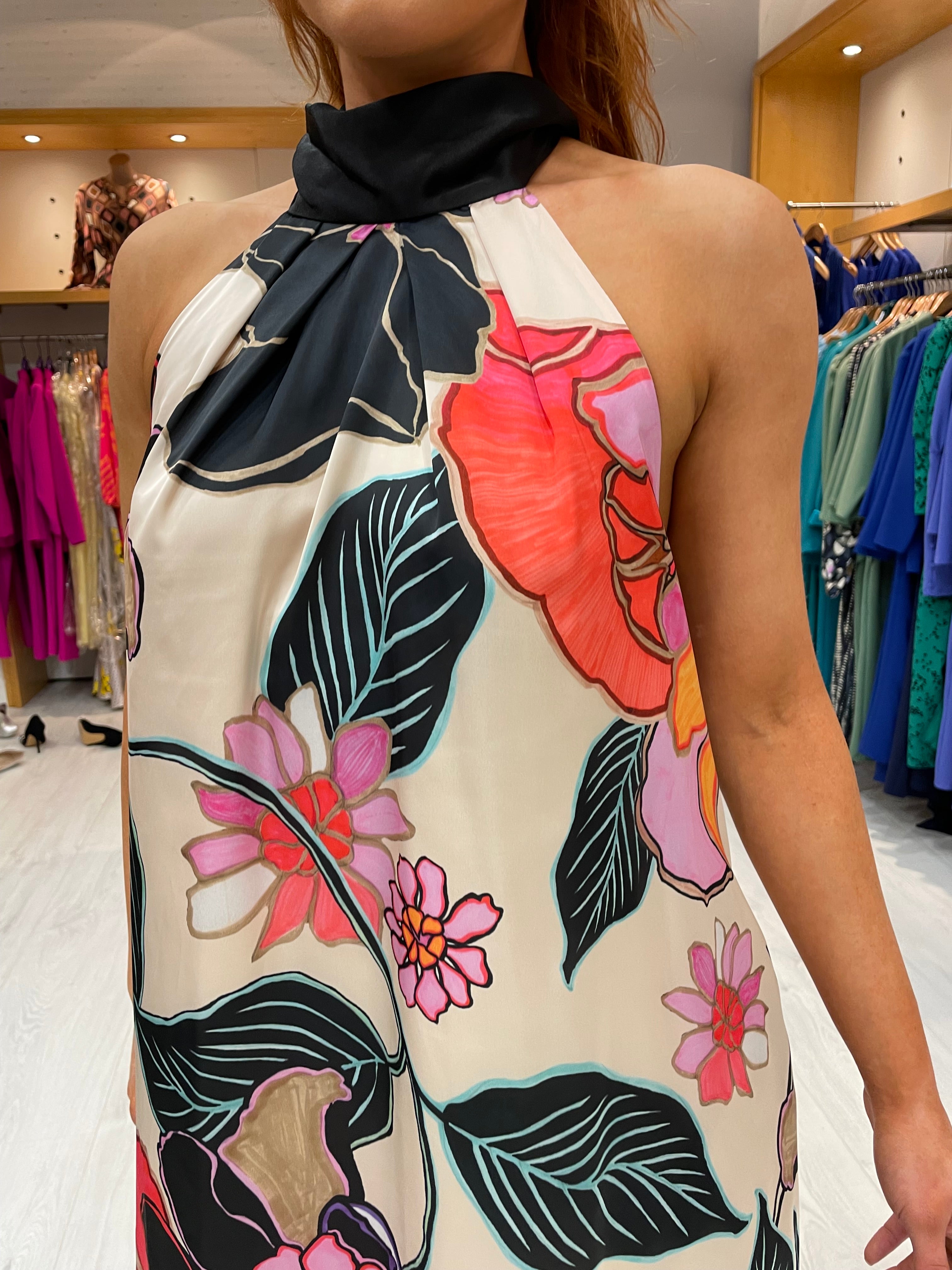 Moncho Heredia Floral Maxi Dress