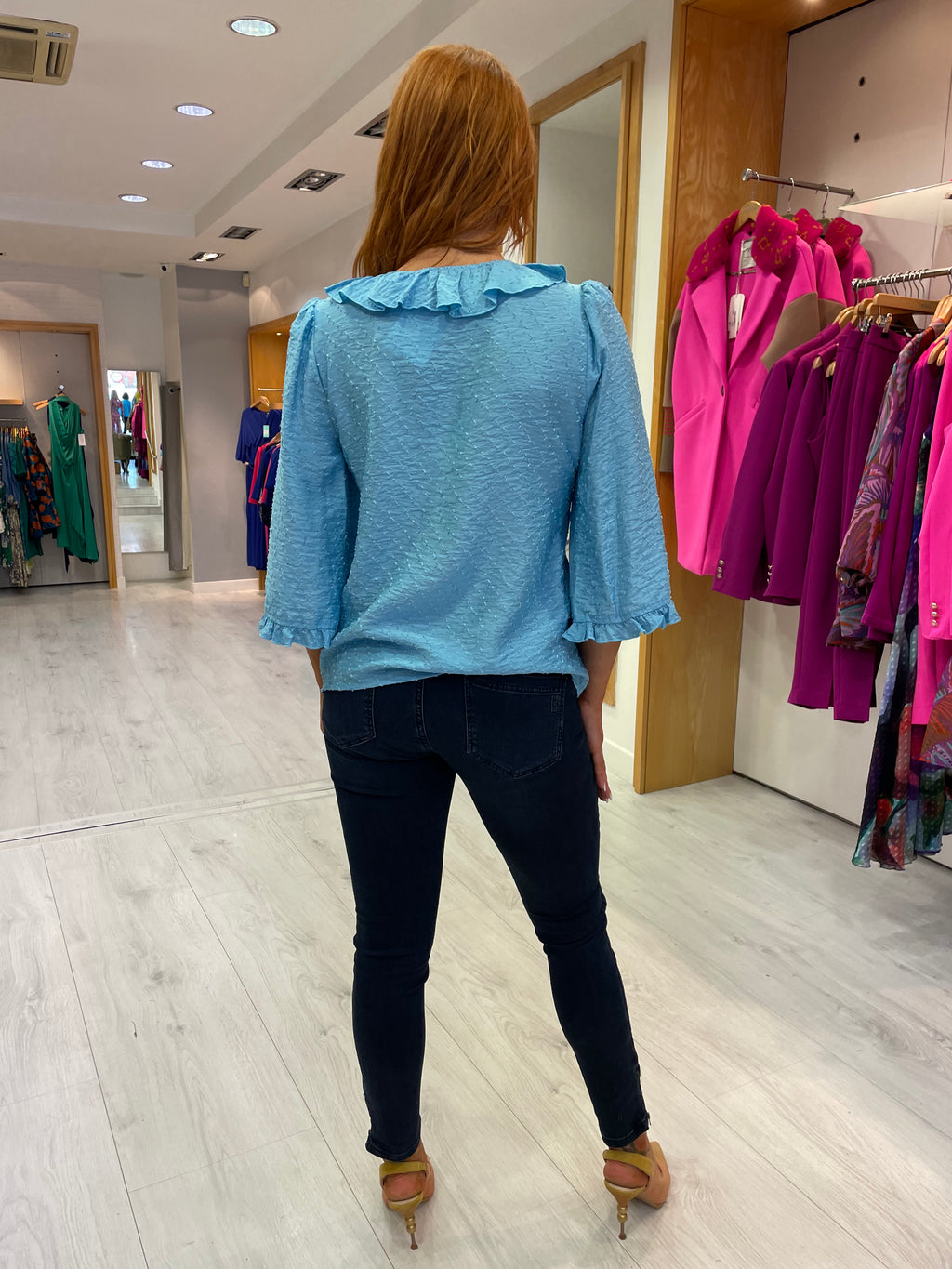 Karen By Simonsen Air Blue Top