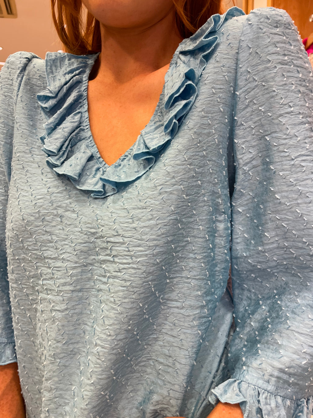 Karen By Simonsen Air Blue Top