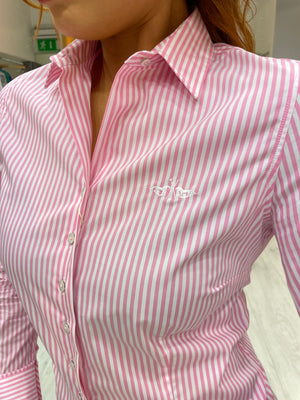 HV Society Bubblegum Pinstripe Shirt