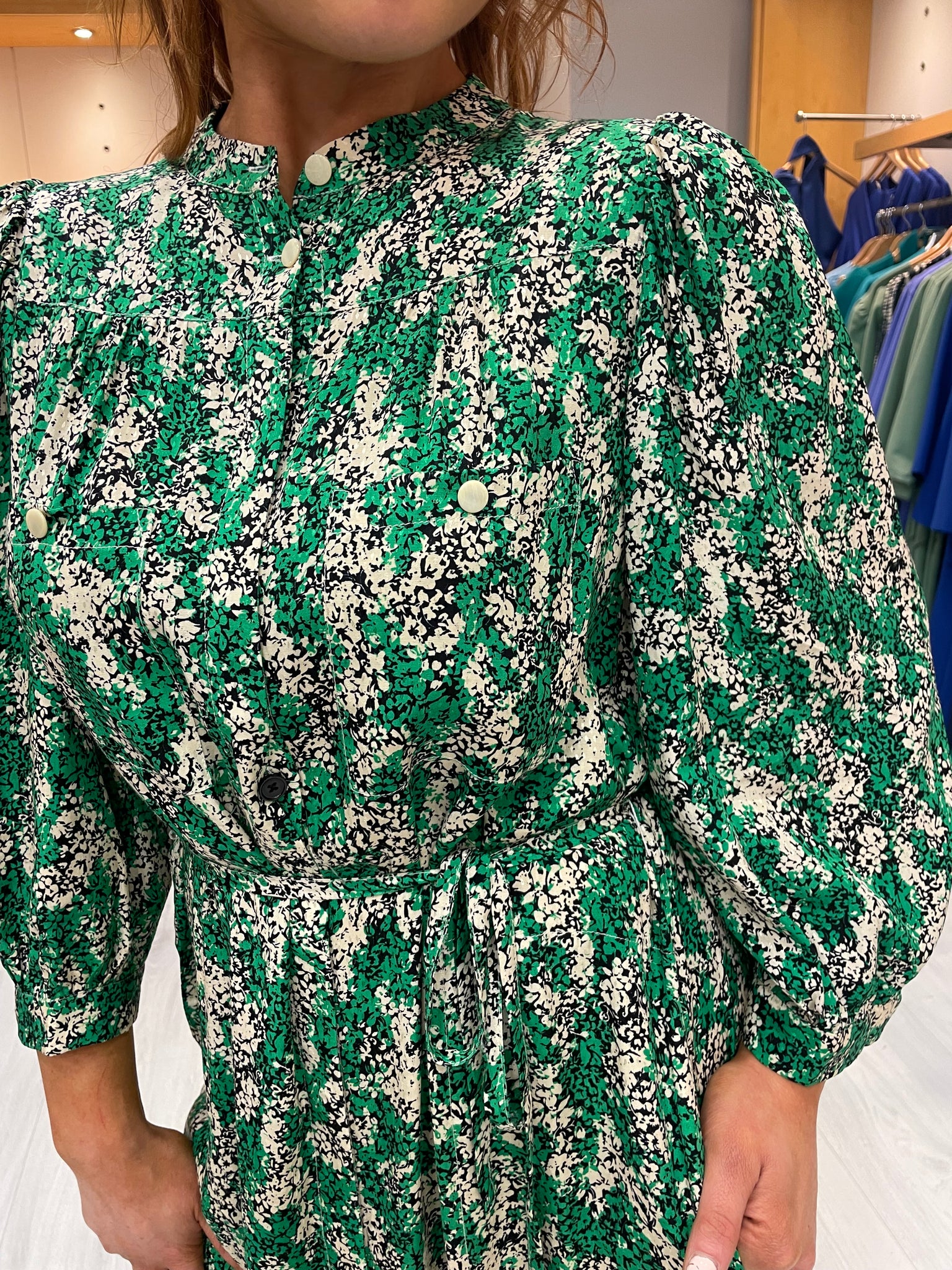 Karen By Simonsen Grace Forest Shirt Dress