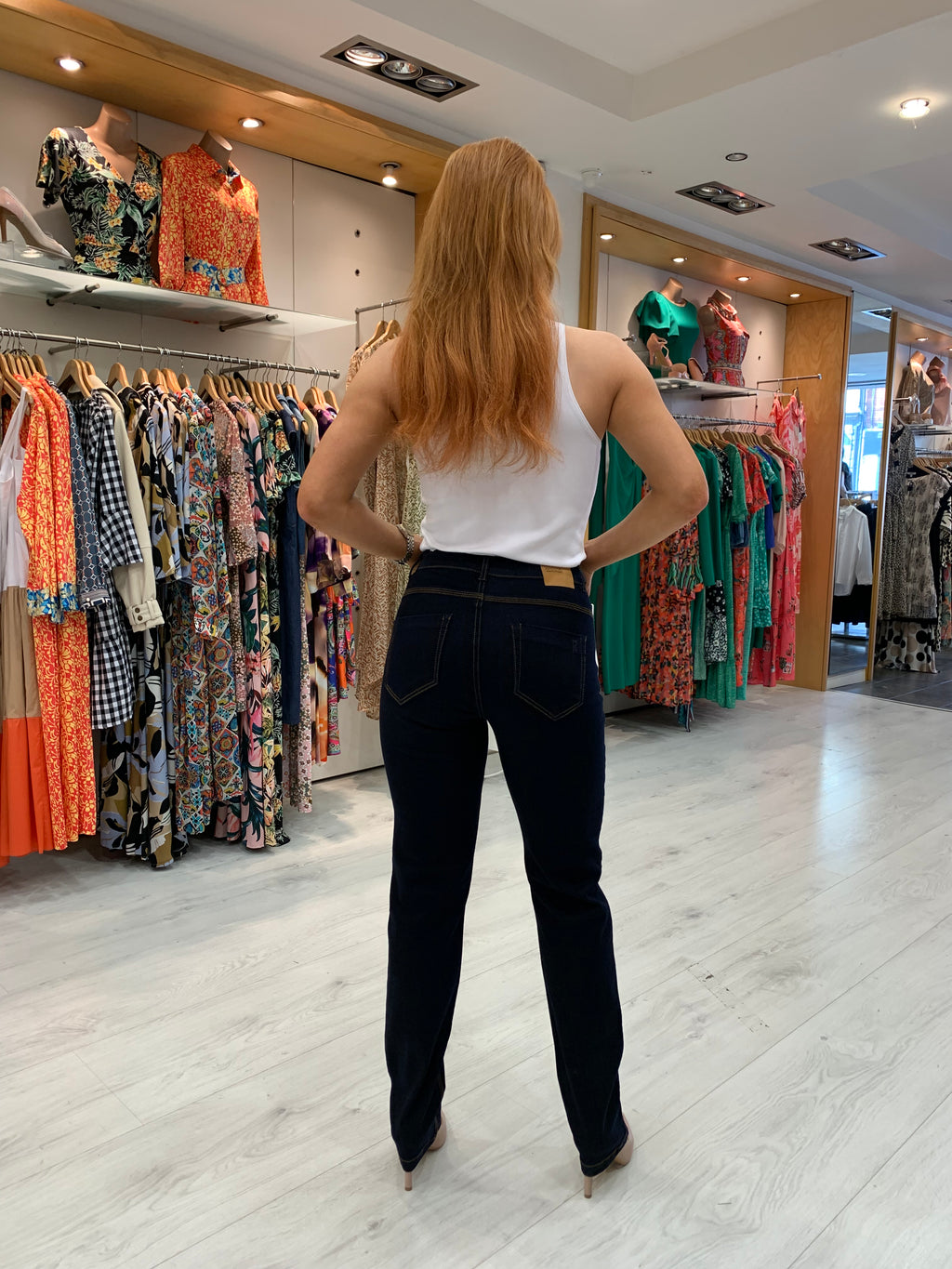 My Essential Dark Denim Straight Leg 32"